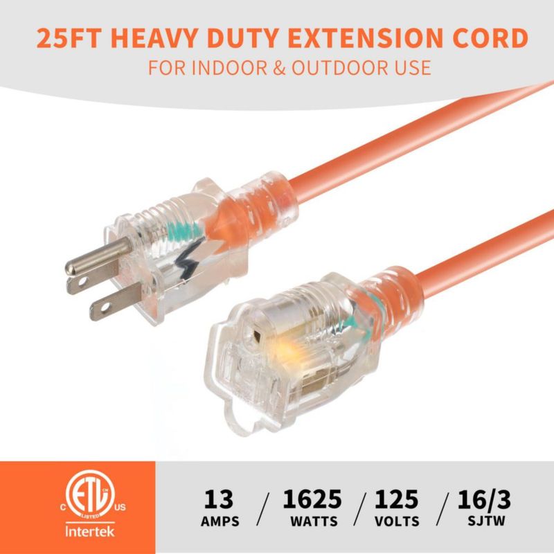 Cable de extensión GOMEN 76 m (2 unidades) naranja de alta resistencia