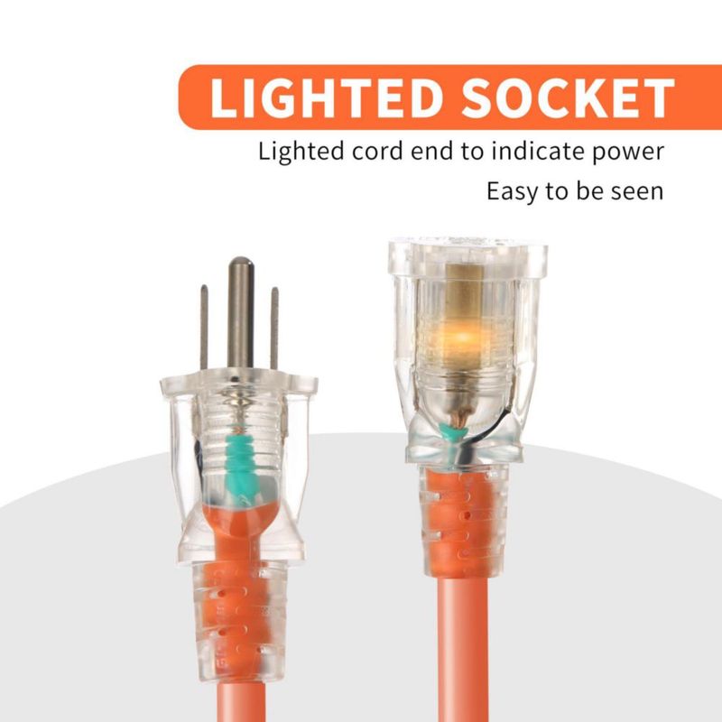 Cable de extensión GOMEN 76 m (2 unidades) naranja de alta resistencia