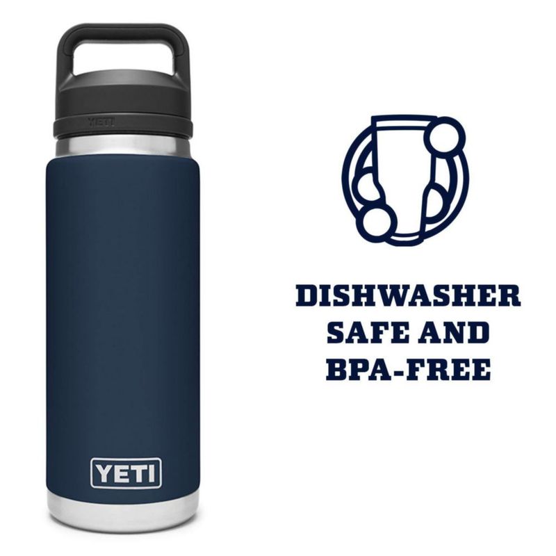 Botella YETI Rambler de acero inoxidable con aislamiento al vacío de 750 ml