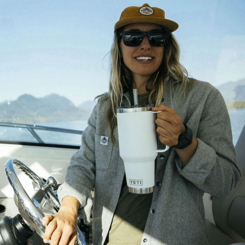 Taza YETI Rambler de 125 L con tapa de pajita de acero con aislamiento al vacío