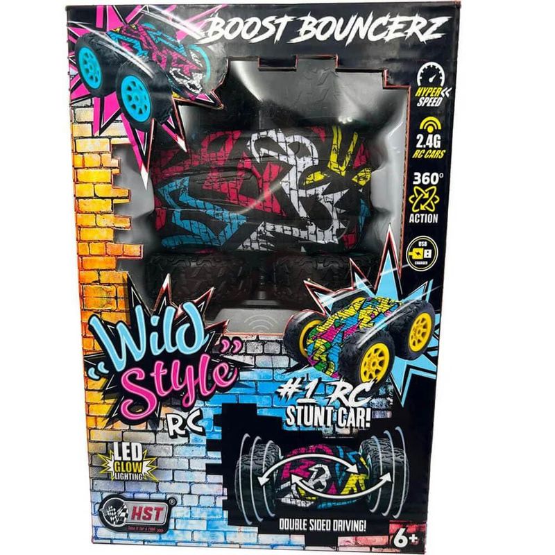 Auto acrobático RC HST Wild Style con neumáticos antideslizantes