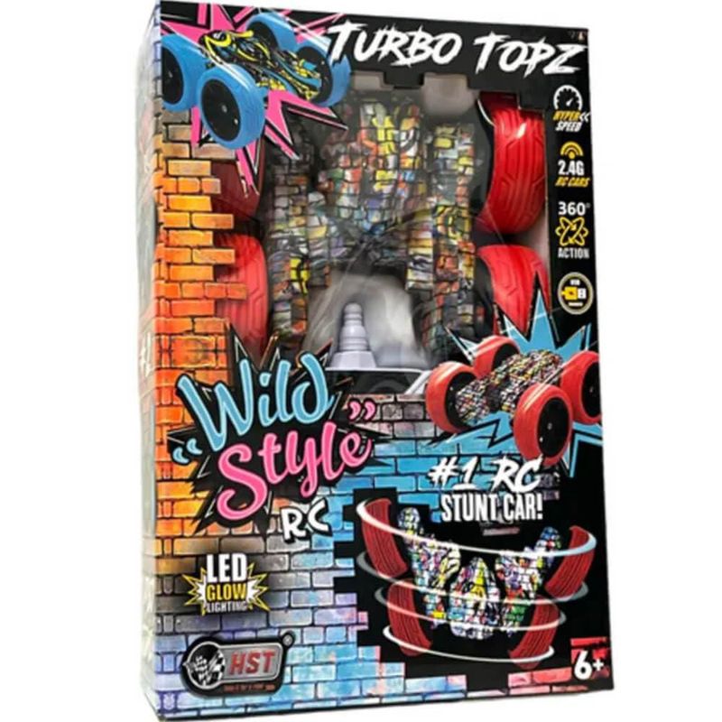 Auto acrobático RC HST Wild Style con neumáticos antideslizantes