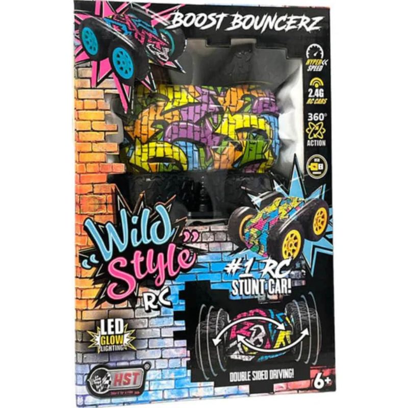 Auto acrobático RC HST Wild Style con neumáticos antideslizantes