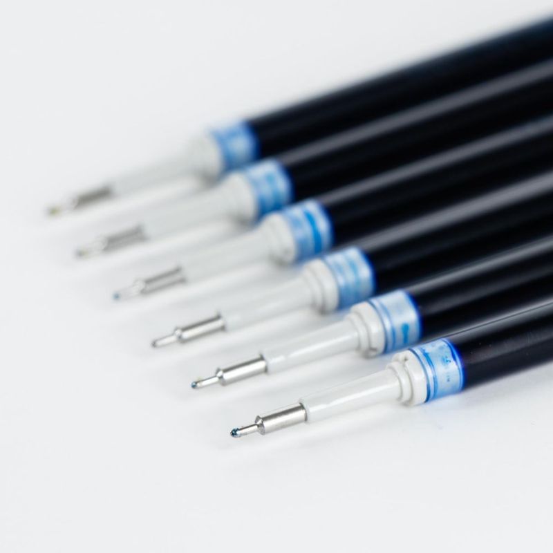 Recargas para bolígrafo Pentel 07 mm azul paquete de 6 (LRN7-6C)
