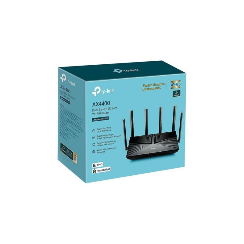 Router TP-Link Archer ax4400 inalámbrico de doble banda de 24 GHz/5 GHz