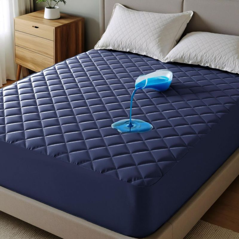 Protector de colchón Bedsure Twin acolchado e impermeable