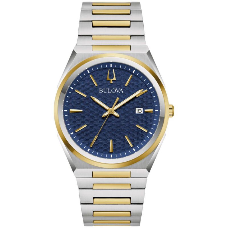 Reloj Bulova 98B443 de Cuarzo Bicolor Acero Inoxidable Azul