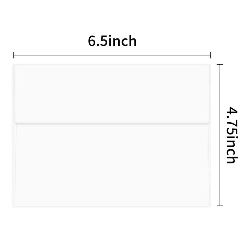 Sobre Rinrda A6 12x16 cm Blanco con autocierre (50)