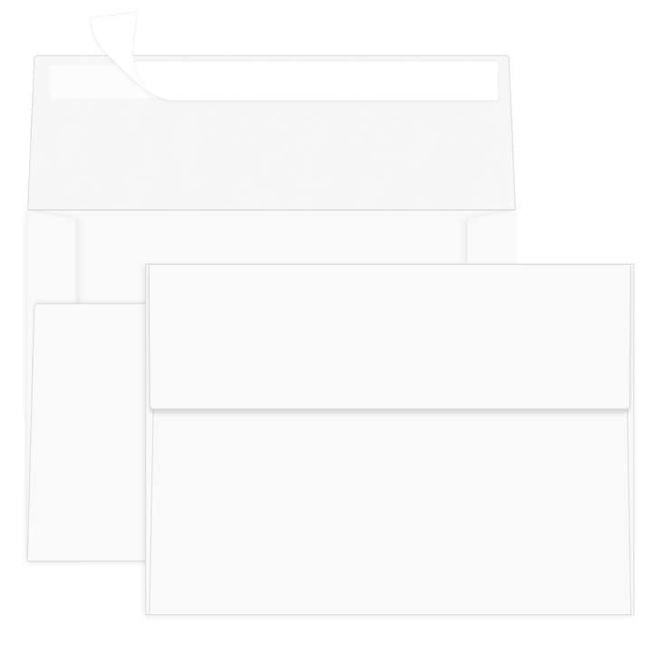 Sobre Rinrda A6 12x16 cm Blanco con autocierre (50)