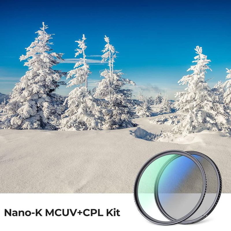 Kit de filtros para objetivo K&F CONCEPT 55 mm UV y CPL