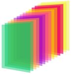 Láminas de filtro TOTiyea 21 x 29 cm 14 piezas 7 colores – Dislexia