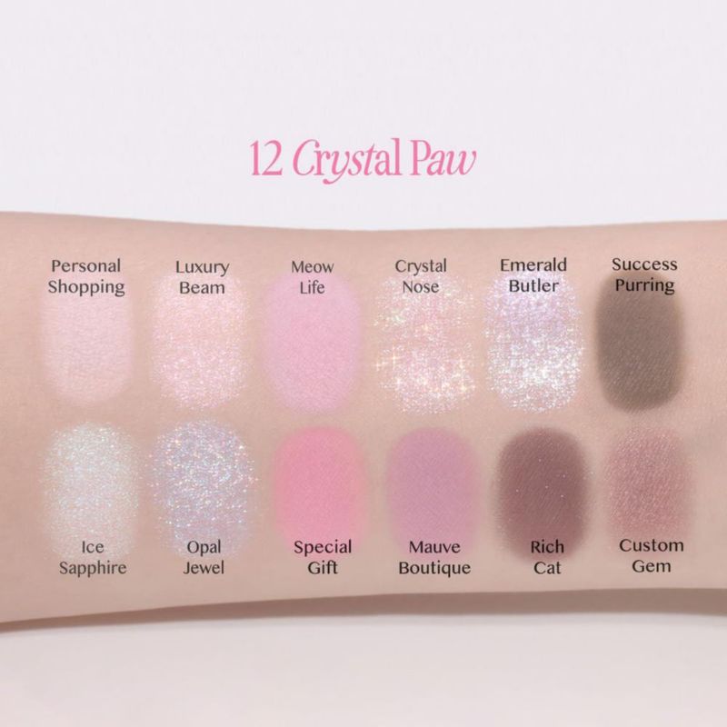 Paleta de sombras de ojos CLIO PROFESSIONAL 12 tonos mate y con brillo