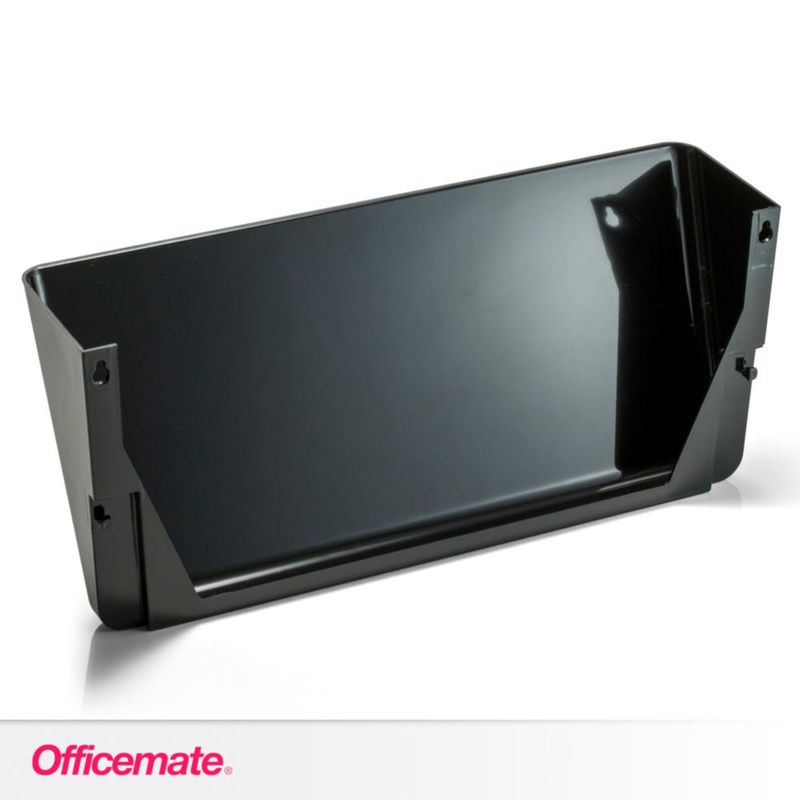 Archivo de pared Officemate 41x10x18 cm negro compartimento único