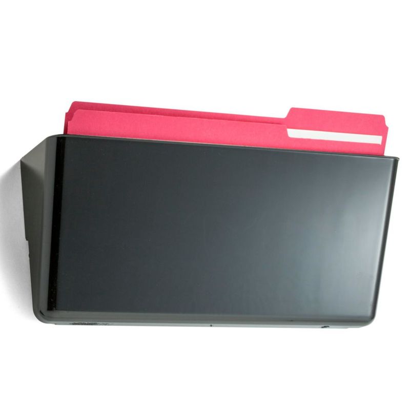 Archivo de pared Officemate 41x10x18 cm negro compartimento único