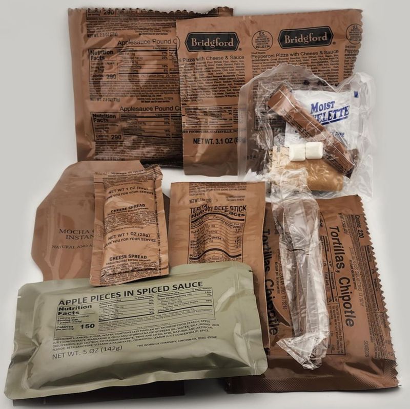 MRE AllGo Outdoors Pizza de Pepperoni Menú 23