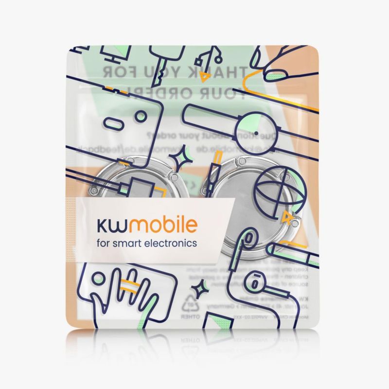 Gancho plegable para bolso kwmobile 34 cm plateado – juego de 2