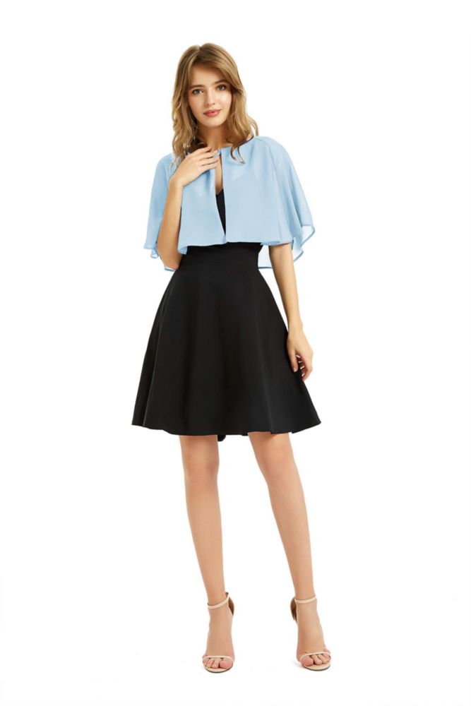 Chal BUCUXE de Chifón para Mujer - Capa para Vestido de Noche