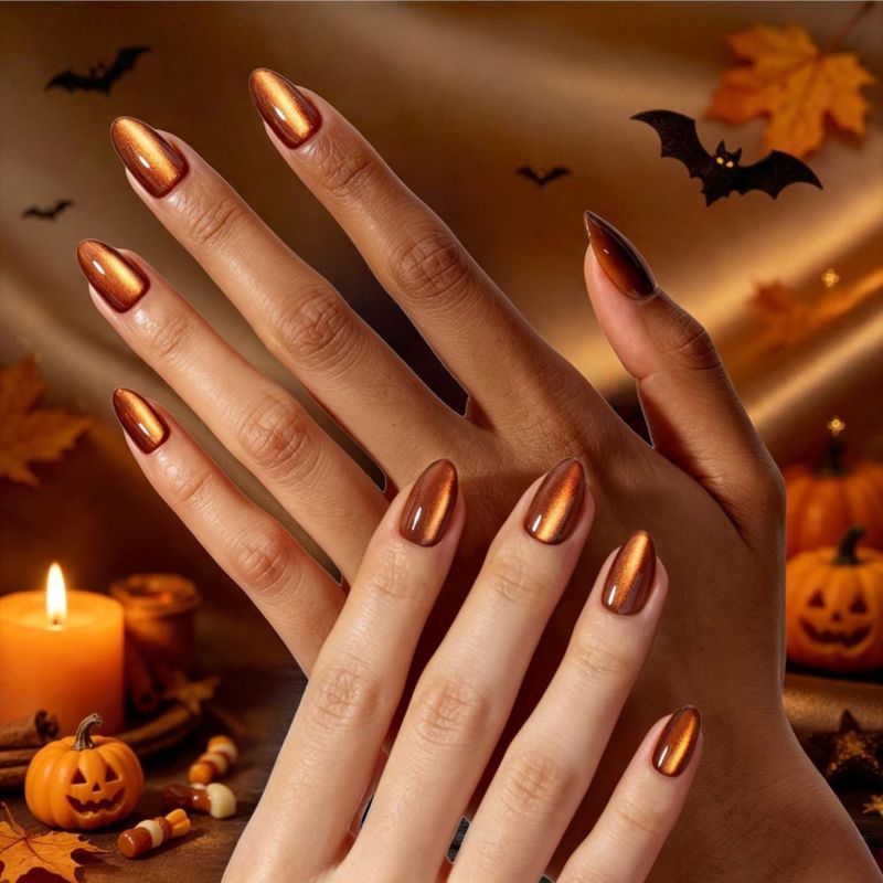 Uñas postizas beetles Gel Polish 32 piezas Cat Eye