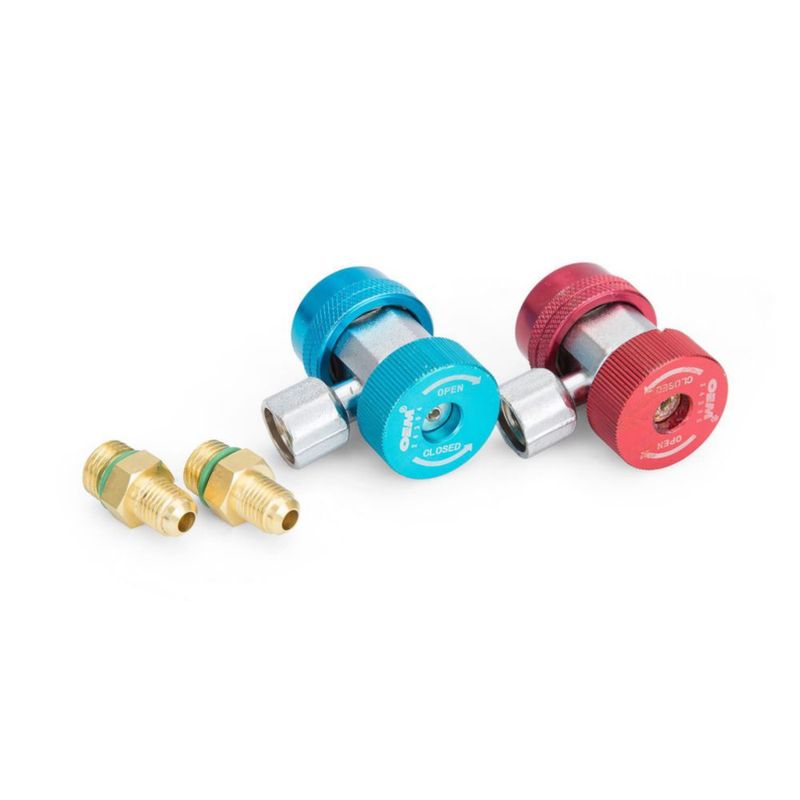 Juego de Acopladores Manual OEMTOOLS R134a con Adaptador R12