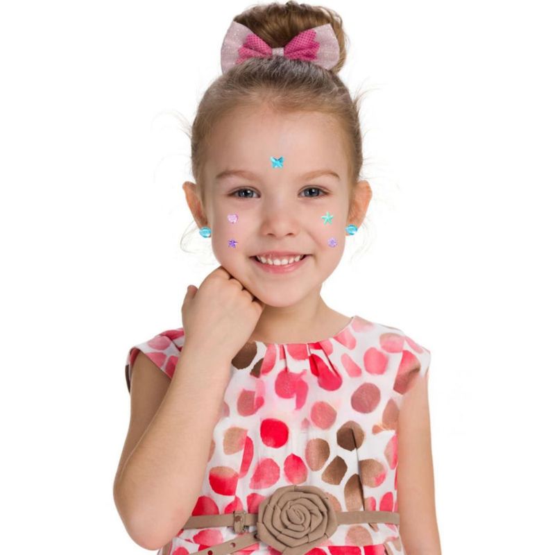 Aretes adhesivos koutey 36 pares para niñas