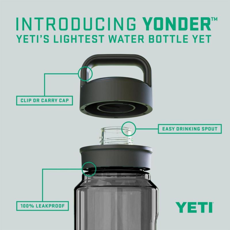 Botella de agua YETI Yonder 600 ml/20 oz con tapa Yonder Chug