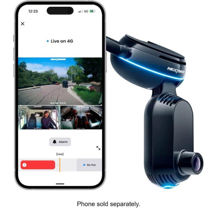 Dash Cam Nextbase iQ 4K Smart HD Pro con tarjeta micro SD de 64 GB