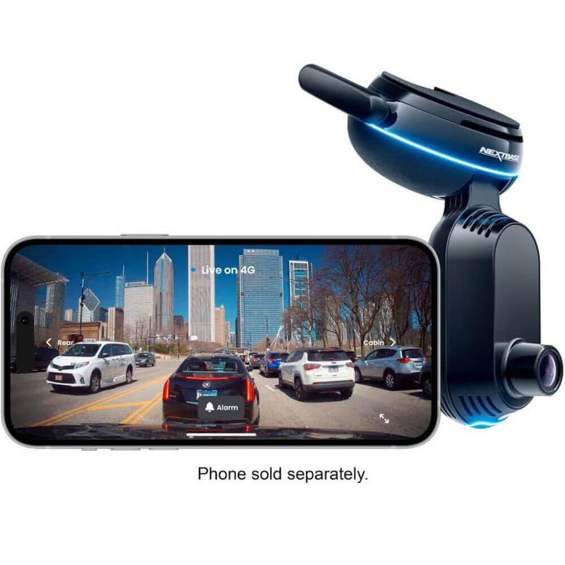 Dash Cam Nextbase iQ 4K Smart HD Pro con tarjeta micro SD de 64 GB