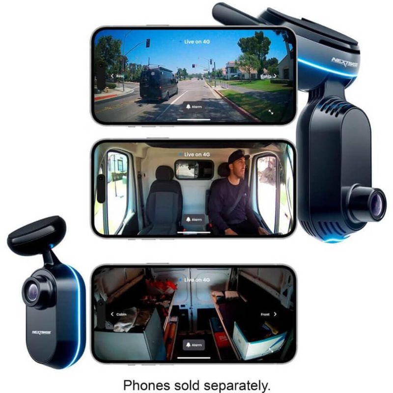 Dash Cam Nextbase iQ 4K Smart HD Pro con tarjeta micro SD de 64 GB