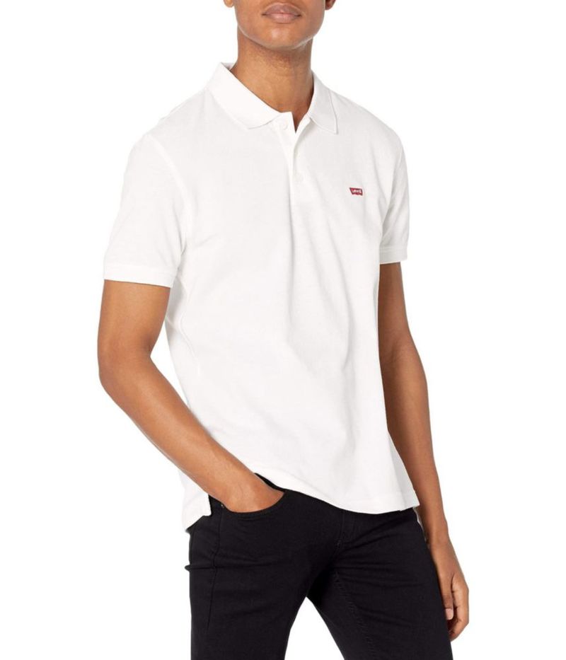 Polo Levi's Hombre Talla Grande Blanco