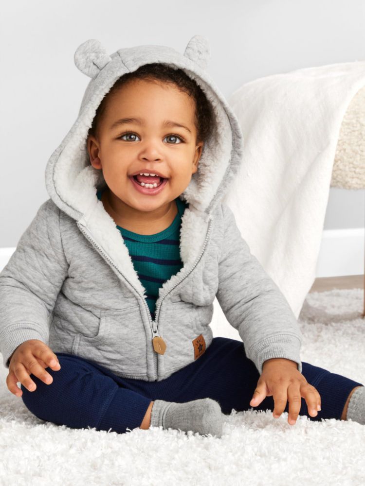 Sudadera con capucha Simple Joys by Carter's 24 meses Gris