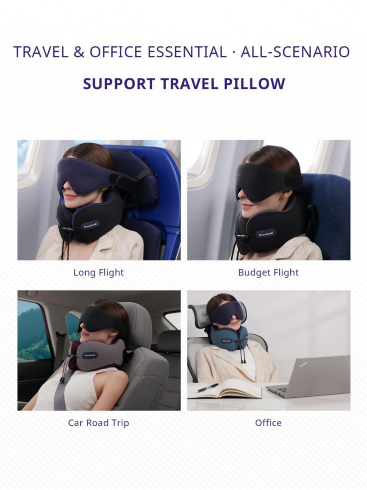 Almohada de Viaje Bonairest para Cuello – Descanso en Avión