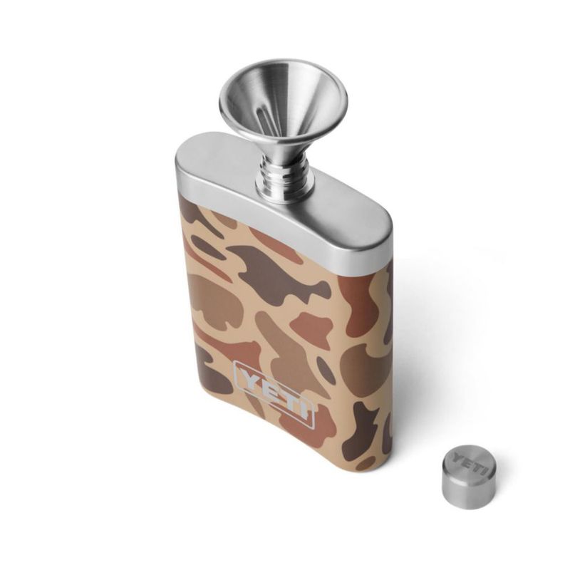 Frasco YETI 200 ml 7 onzas con forma de embudo para humedales camuflaje