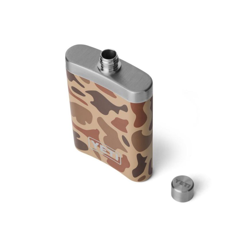 Frasco YETI 200 ml 7 onzas con forma de embudo para humedales camuflaje