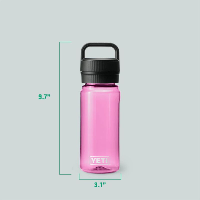 Botella de agua YETI Yonder 600 ml/20 oz con tapa Yonder Chug rosa