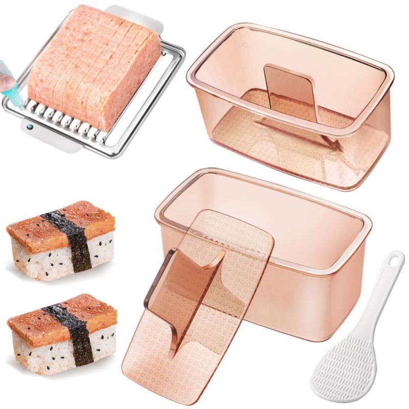 Kit de moldes YONGJUNG 2 unidades + Cortador para Musubi (Champán)