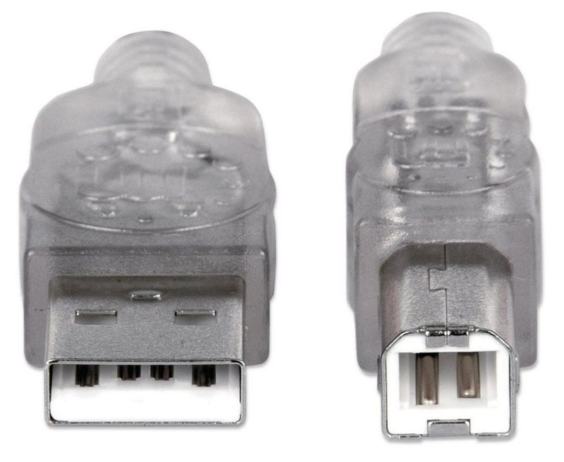 Cable USB MANHATTAN A macho/B macho de 3 m alta velocidad