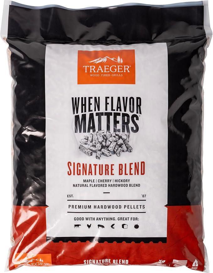 Pellets de madera Traeger Signature Blend 9 kg de madera dura 20 lb