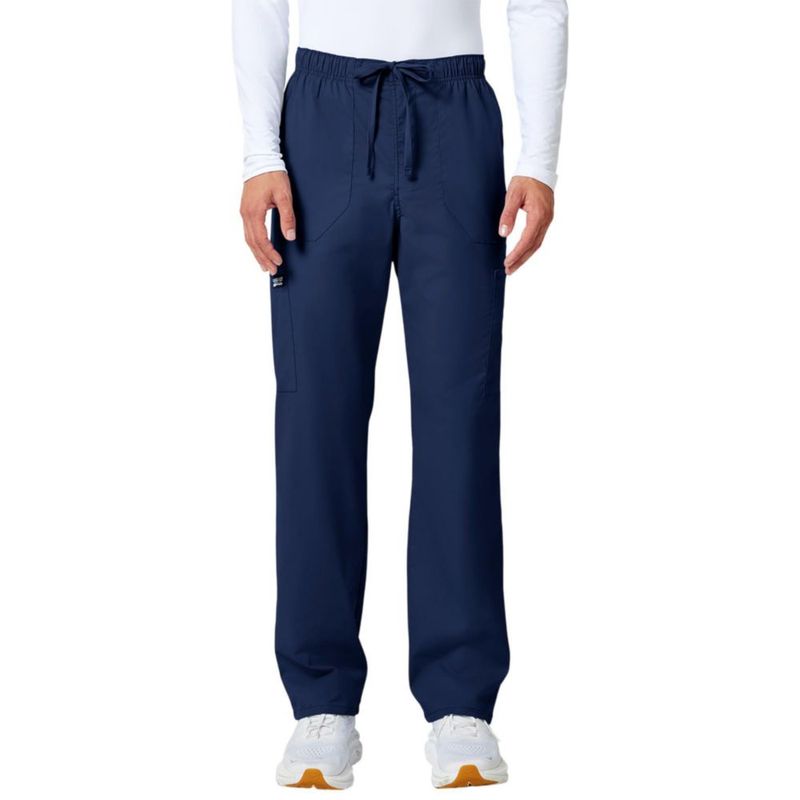 Pantalón de Scrubs Cherokee Navy XL de Pierna Entallada y Cargo