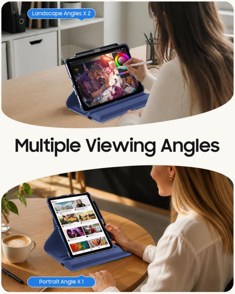 Funda giratoria 360° FINTIE para iPad Air 11" y 10.9"