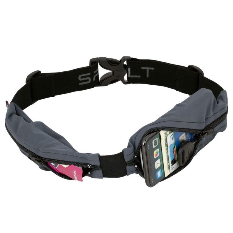 Cinturón de Cintura SPIbelt Dual Pocket Pro de Dos Bolsillos – Antracita