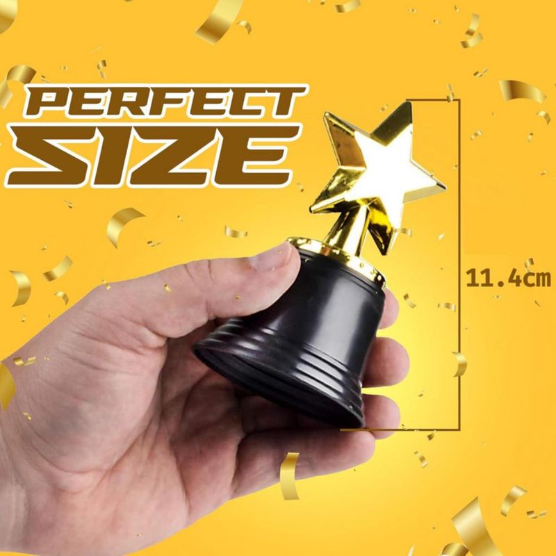 Trofeos Bedwina Estrella Dorada 11 cm - Pack de 12