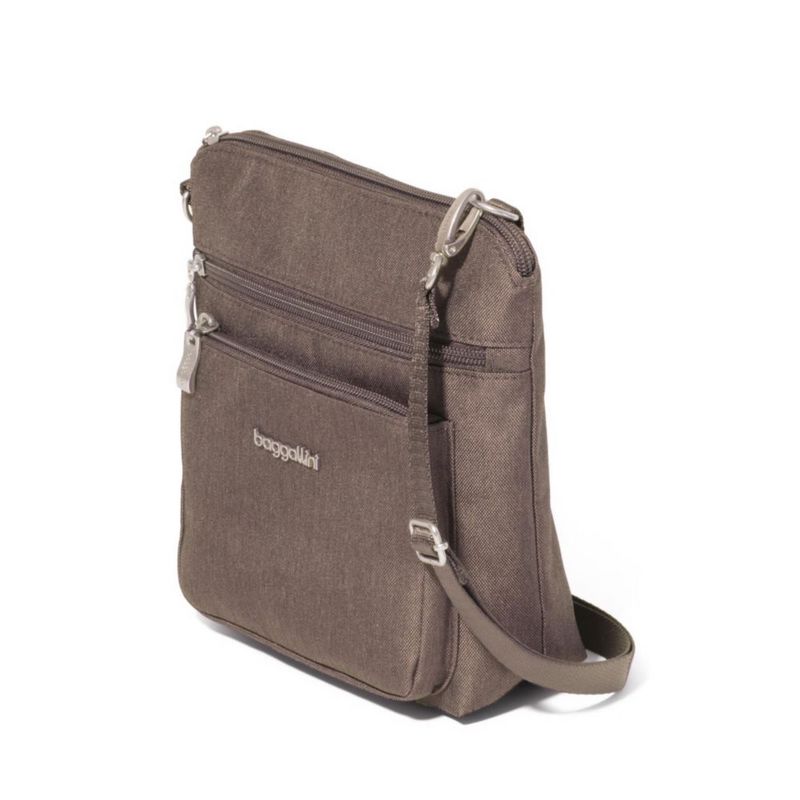 Bandolera Baggallini 22 cm Dark Umber Heritage