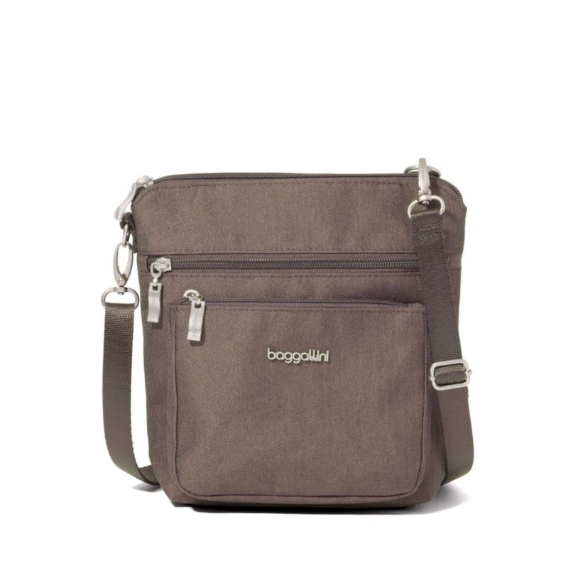 Bandolera Baggallini 22 cm Dark Umber Heritage