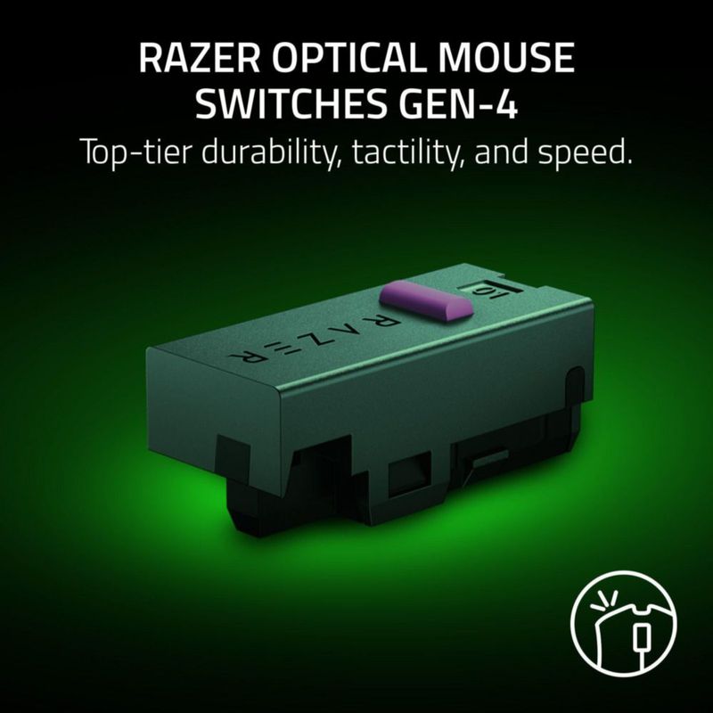 Ratón para juegos Razer DeathAdder V4 Pro Wireless 56 g negro