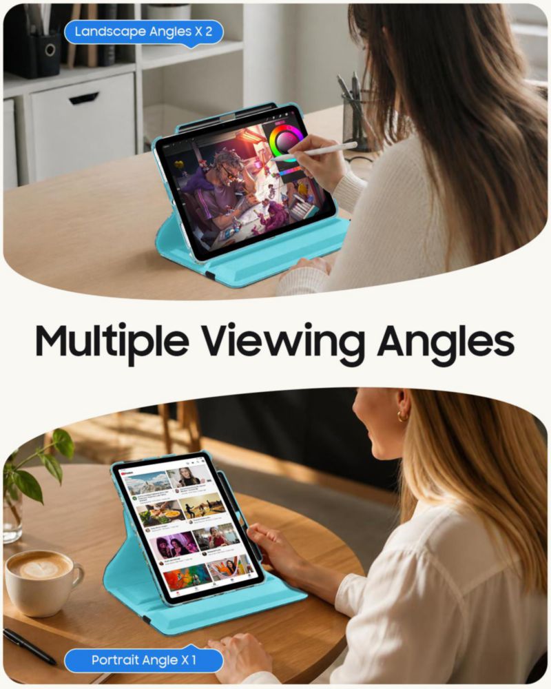 Funda FINTIE para iPad 11"/10.9" giratoria 360°