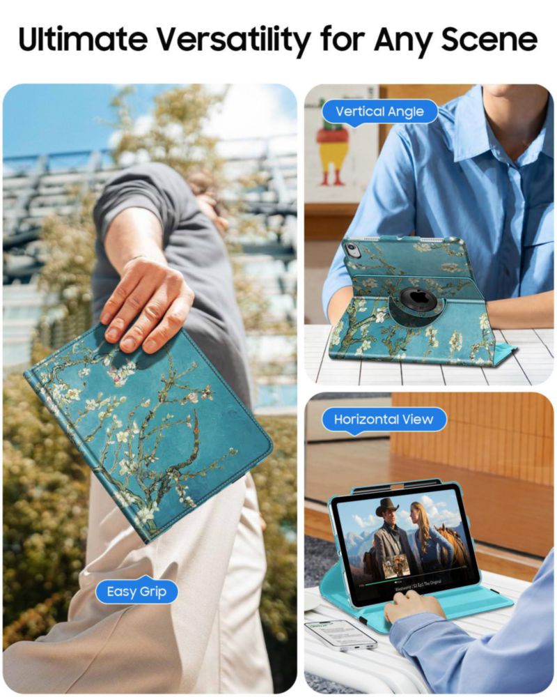 Funda FINTIE para iPad 11"/10.9" giratoria 360°