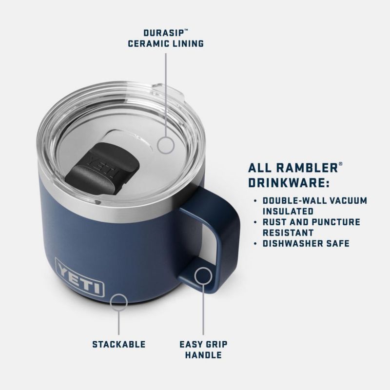 Taza para beber YETI Rambler 414 ml con aislamiento al vacío