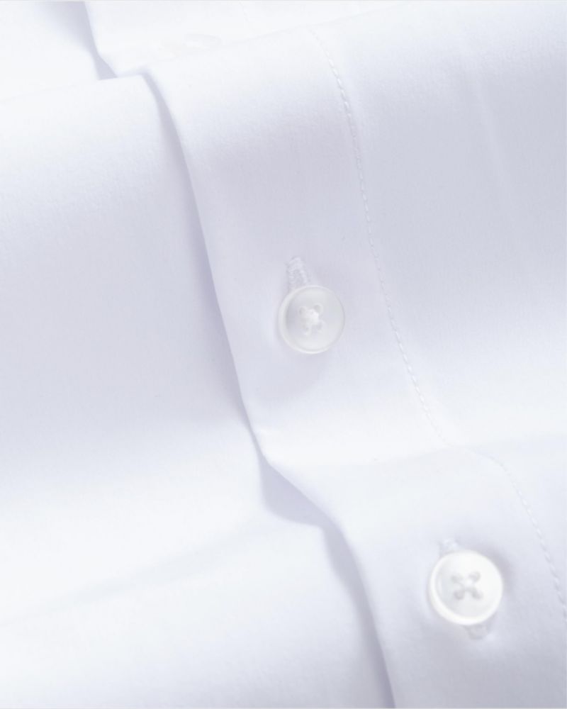 Camisa &COLLAR Slim Fit Blanca con Stretch y Sin Arrugas