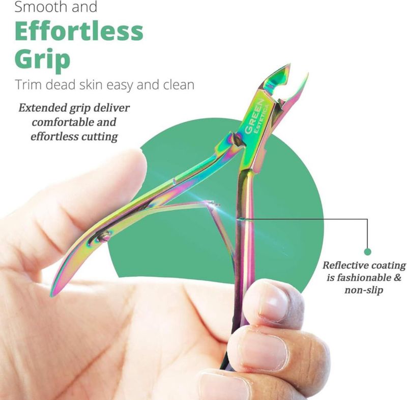 Cortauñas para cutículas GREEN ESTETICA Acero Inoxidable