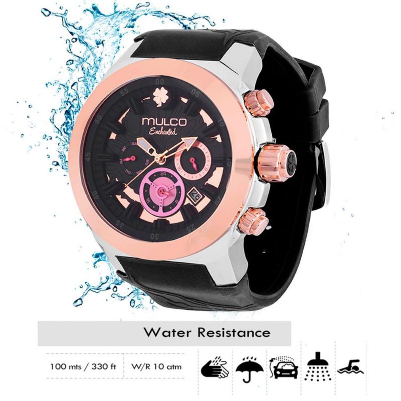 Reloj MULCO Enchanted Maple de cuarzo y acero inoxidable